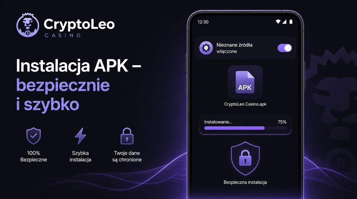 Instalacja aplikacji Cryptoleo poza Google Play